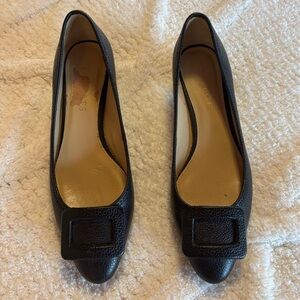 Talbot’s Carlye Buckle Block Heel Pumps